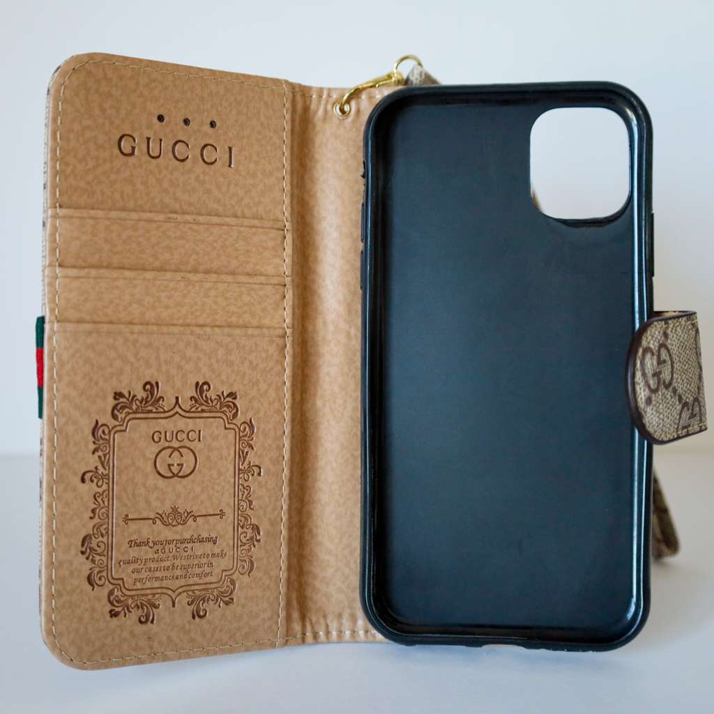 gucci wallet phone case/ interior