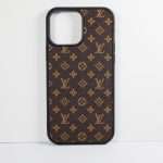 Monogrammed Leather iPhone Case