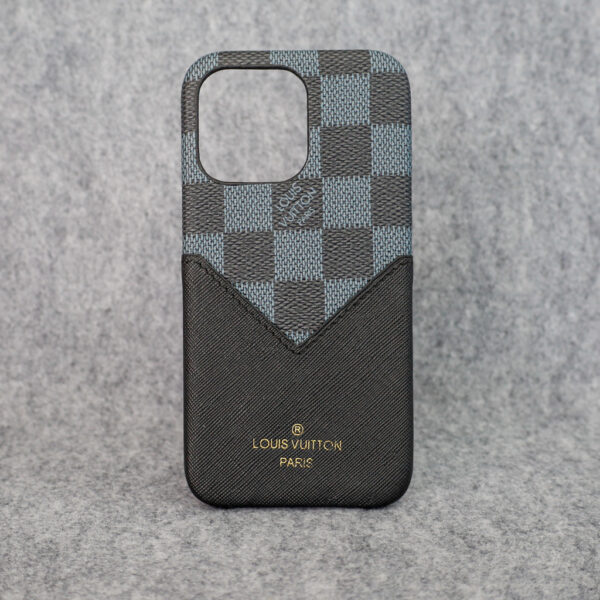 Black Checkered Phone Case