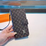 louis vuitton iphone folio wallet case
