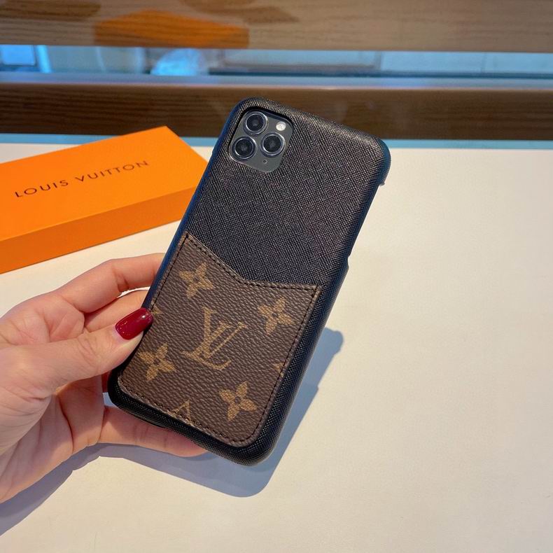 Louis Vuitton Card Slot Holder Case iPhone 12 Pro & 12 - Luxury