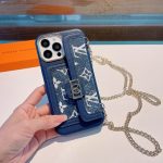 lv denim iphone case