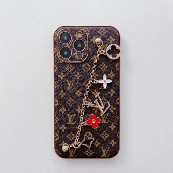Louis Vuitton iPhone Case with Ornament Strap