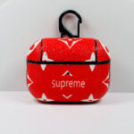 AirPods Designer Case Red Supreme