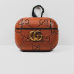 Designer AirPods Case GG Brown