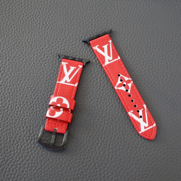 Red Monogram lv watch band