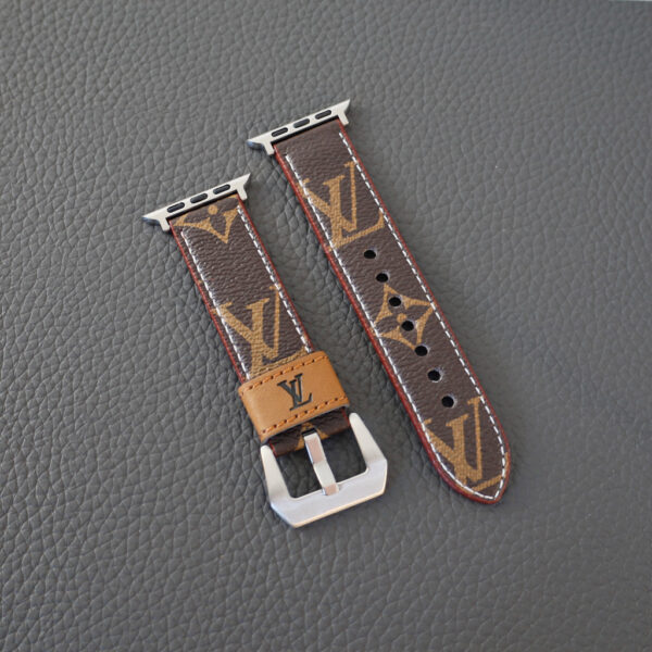 LV Leather Monogram Watch Band