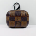 lv AirPods case brown checkered