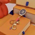 Designer Keychain Tennis Racquet