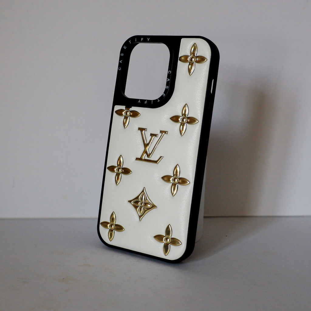 LV Phone Case Stamped Letters