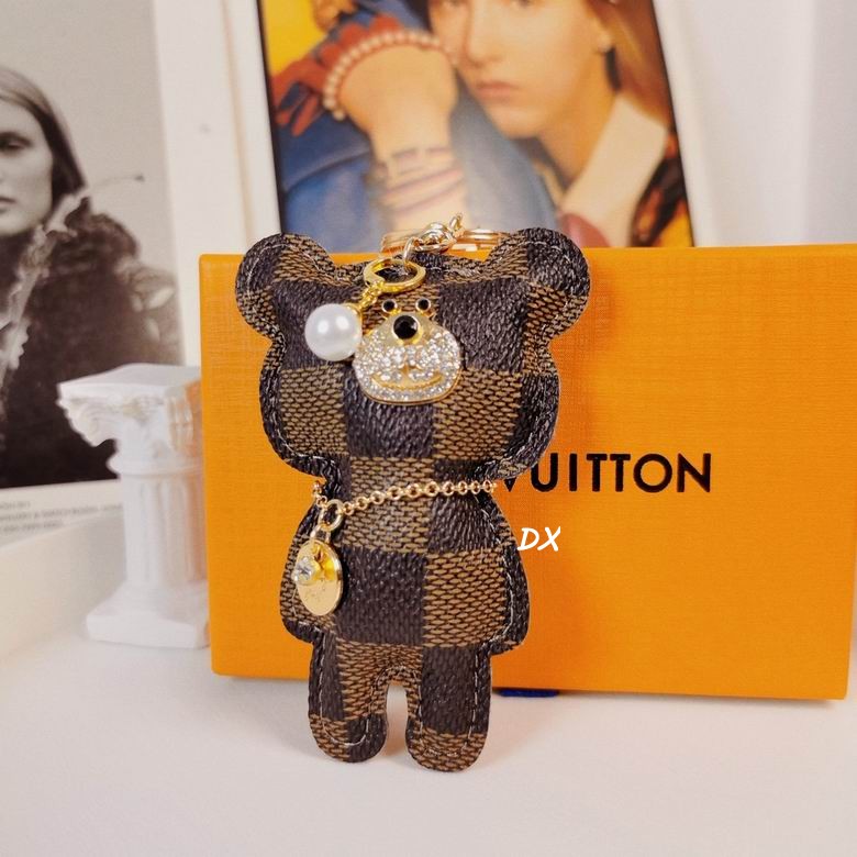 Louis Vuitton LV Teddy Bear Keyring and Bag Charm