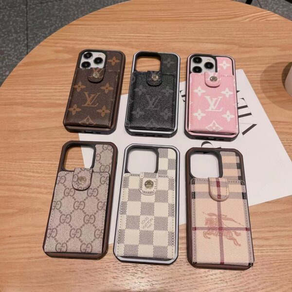 lv luxury iphone 13 credit card case