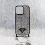 Prada Rhinestone Phone Case