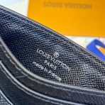 Louis Vuitton Men Wallet Card Holder Black Checkered