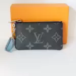 Louis Vuitton Black Monogram Key Pouch