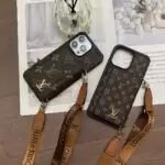 iPhone 16 LV Case Brown Monogram