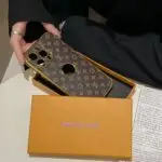Electroplated LV iPhone Case