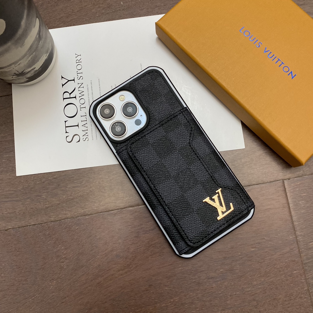 LV Case iPhone 16 Pro Max Plus 15 14 13 12 - uCaseSpot