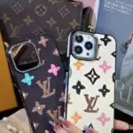 LV Monogram Rhinestone iPhone Case