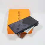 Louis Vuitton Men's Card Holder Black Grey Monogram