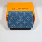 lv denim wallet