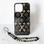 LV Black iPhone Case