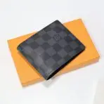 LV BiFold Wallet Black Checkered