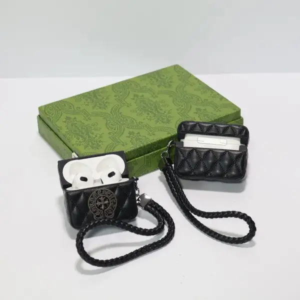 chrome hearts airpods case