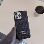 Miu Miu Case for iPhone Black