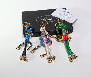 Prada Neilon Keychain
