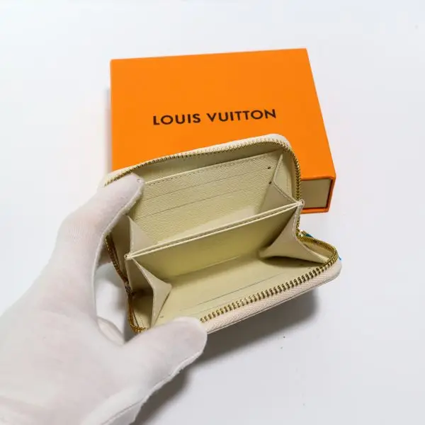 LV Damier Azur Zippy Wallet