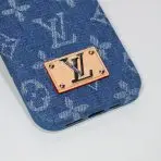 Denim Style LV Case iPhone Logo