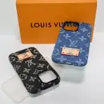 Denim Style LV Case iPhone