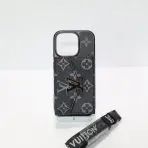 Crossbody LV Phone Case Black Monogram