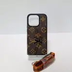 Crossbody LV Phone Case Brown Monogram
