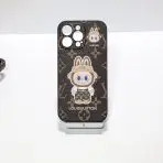 LV iPhone Case Labubu— Brown