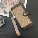 Coach Wallet iPhone Case—Khaki-Brown