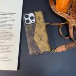 Luxury Designer Wallet Phone Case—Monogram
