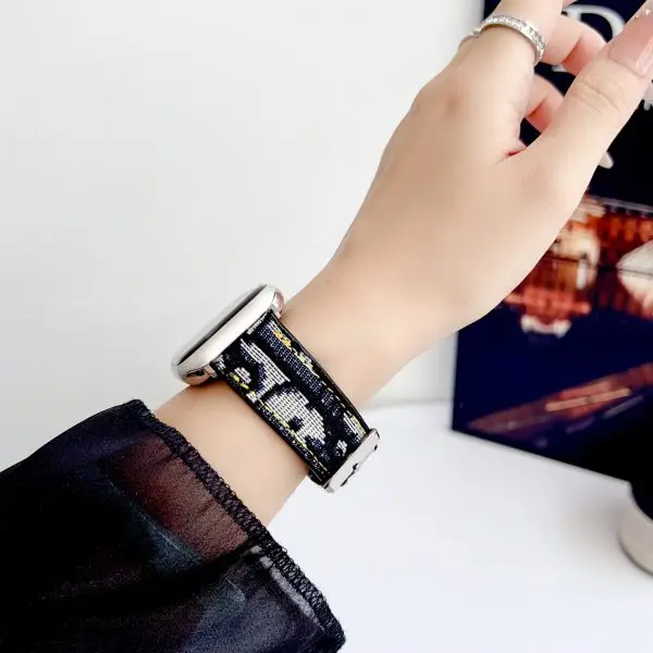 Dior Apple Watch Band Black Loop