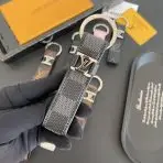 Dragonne Bag Charm Key Holder-BLACK CHECKERED