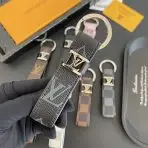 Dragonne Bag Charm Key Holder-BLACK MONOGRAM