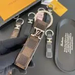 Dragonne Bag Charm Key Holder-BROWN CHECKERED