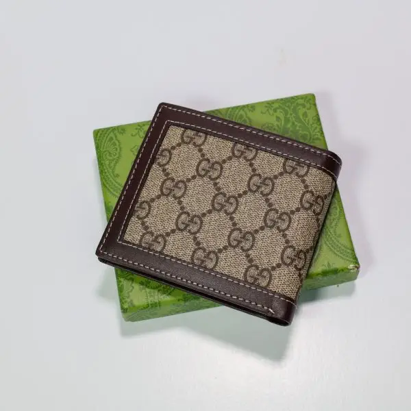 Gucci Canvas Bi Fold Wallet