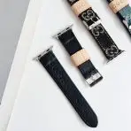 Fabric GG Apple Watch Band Back