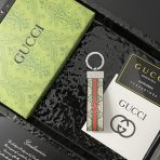 Gucci Key Holder-Diamonds Web