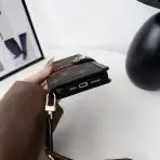 LV Crossbody Wallet Phone Case Port Access