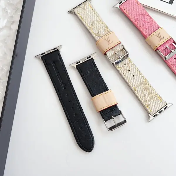 Fabric LV Apple Watch Band Back