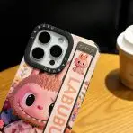 Labubu Monster Hand Strap iPhone Case