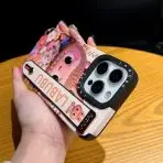 Labubu Monster Hand Strap iPhone Case