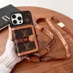 LV Zipped Wallet Phone Case: Brown Monogram-Brown